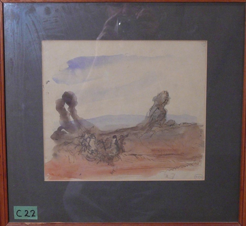 C 22 Study Figures in a landscape
